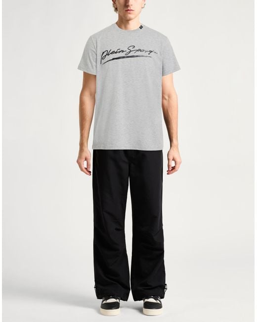 Philipp Plein Gray T-Shirts for men