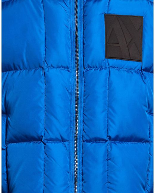 ARMANI EXCHANGE Blue Puffer Polyamide for men