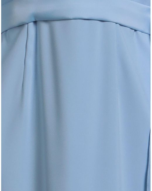 Camilla Blue Light Midi Dress Polyester, Elastane