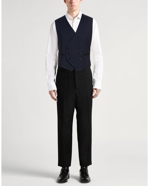Tagliatore Blue Tailored Vests for men
