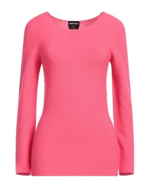 Pullover Giorgio Armani en coloris Pink