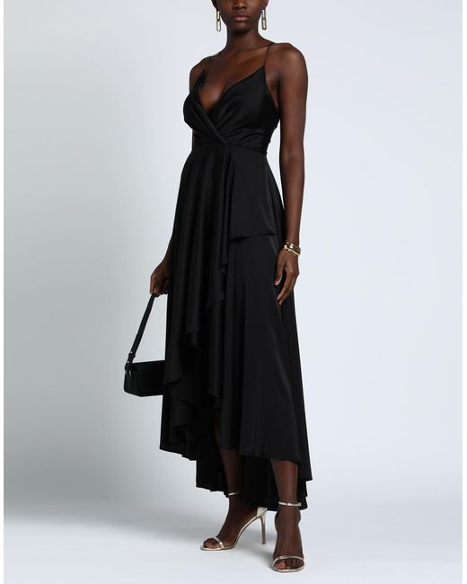 ViCOLO Black Mini Dress Polyester, Elastane