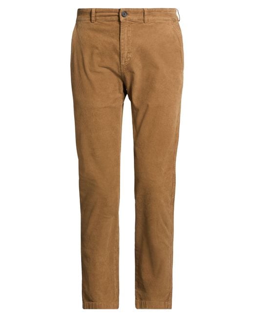 Department 5 Natural Camel Pants Cotton, Elastane for men