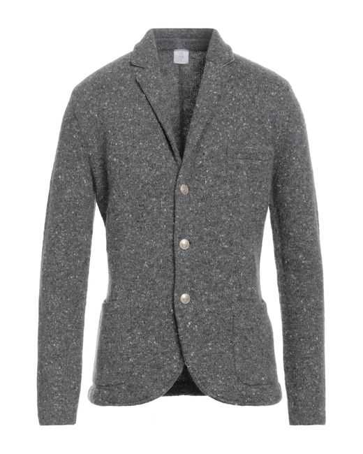 Eleventy Gray Platinum Light Cardigan Wool, Cashmere, Elastane, Polyamide for men