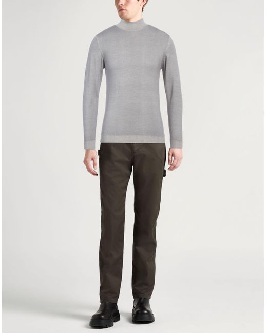 Daniele Fiesoli Gray Turtleneck for men