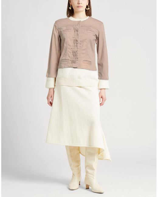 Liu Jo Natural Jacket Cotton, Elastane