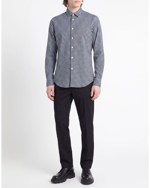 Agho Blue Shirt Polyamide, Elastane for men