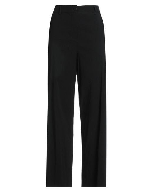 Pierantonio Gaspari Black Pants Viscose, Polyamide, Elastane