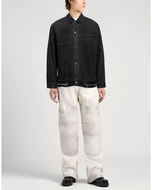 Undercover Black Denim Outerwear Cotton for men