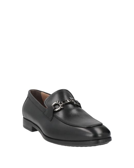Ferragamo Black Mokassin