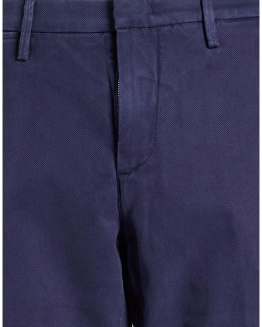 RE_HASH Blue Pants Cotton, Lyocell, Elastane for men