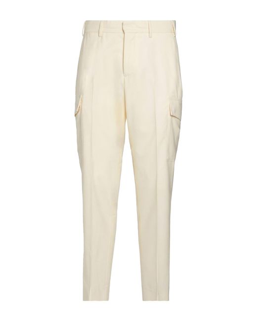 Lardini Natural Cream Pants Virgin Wool, Elastane for men