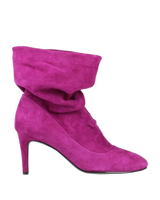 Bibi Lou Purple Ankle Boots