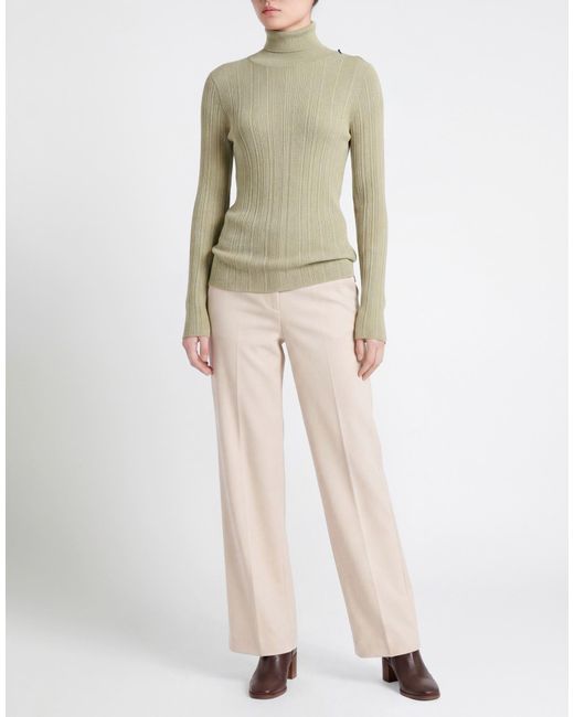 Alpha Studio Green Turtleneck