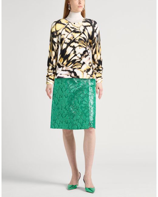 Oscar de la Renta White Ivory Cardigan Cotton, Viscose