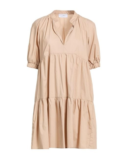 Soallure Natural Mini Dresses