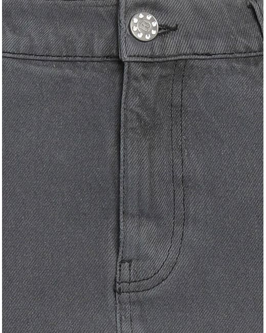 ROTATE BIRGER CHRISTENSEN Gray Denim Skirt