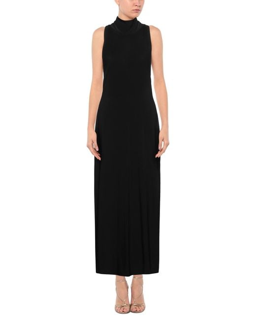 Norma Kamali Black Long Dress