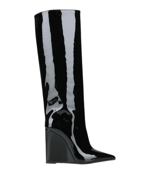 Le Silla Black Boot Leather