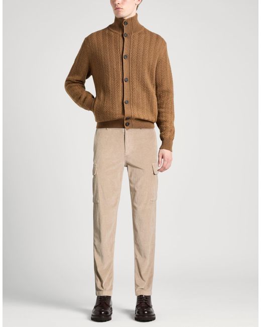 Moorer Natural Pants Cotton, Cashmere, Elastane for men