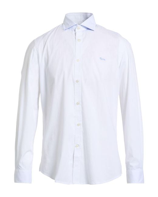 Harmont & Blaine White Shirt Cotton, Elastane for men