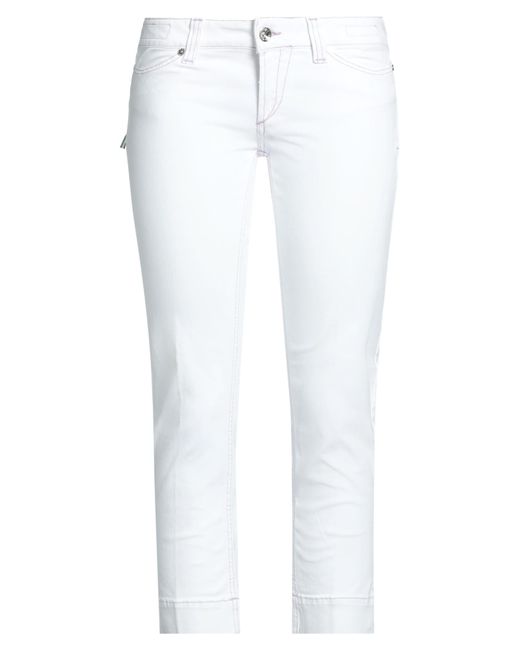 Jacob Coh?n White Jeans Cotton, Elastane