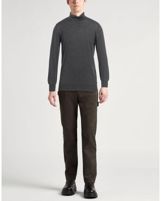 Lardini Gray Turtleneck for men