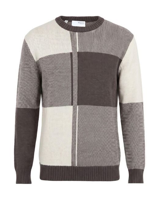 SELECTED Gray Jumper for men