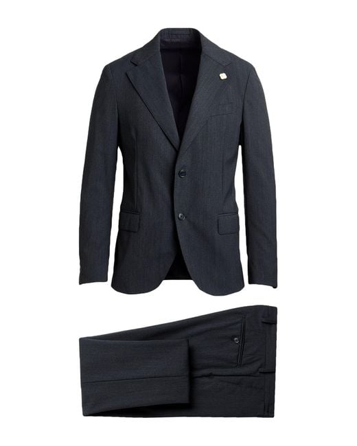 Traje Lardini de hombre de color Blue