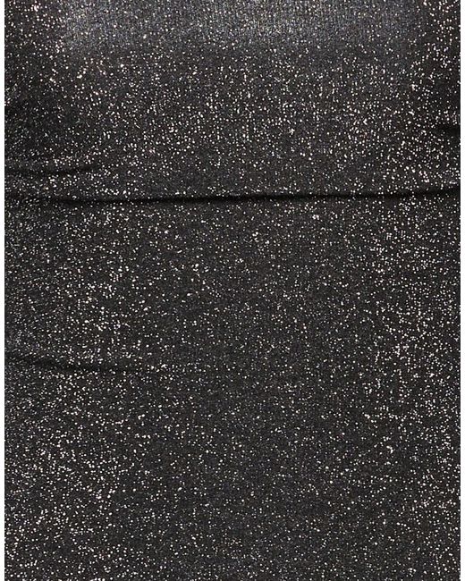 Jucca Black Charcoal Top Viscose, Polyester, Polyamide, Elastane