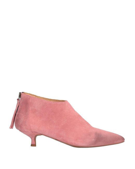 GIO+ Pink Ankle Boots