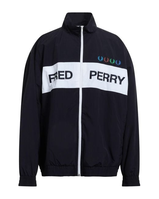 Fred Perry Jacket in Blue for Men | Lyst