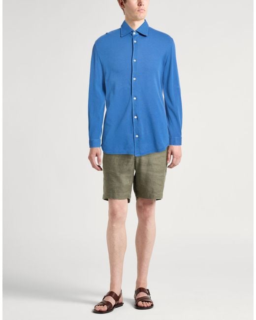 Fedeli Blue Shirts for men