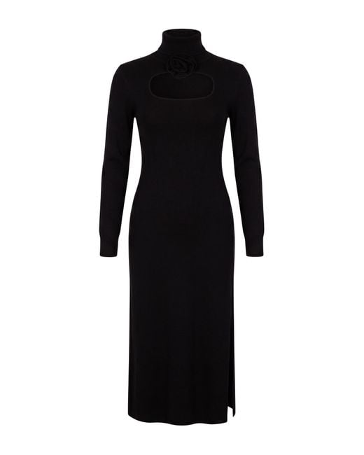 No Secrets Black Maxi Dress