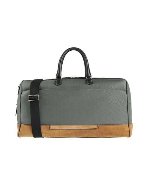 Bally Black Dark Duffel Bags Textile Fibers, Leather