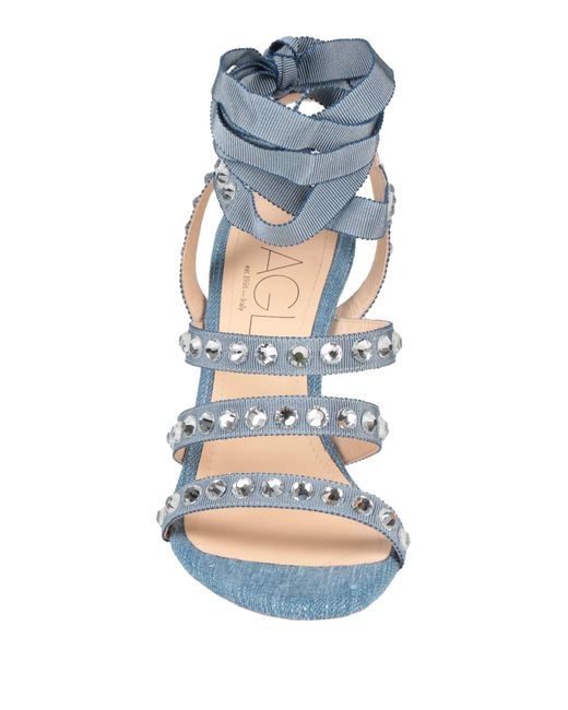 Agl Attilio Giusti Leombruni Blue Sandals