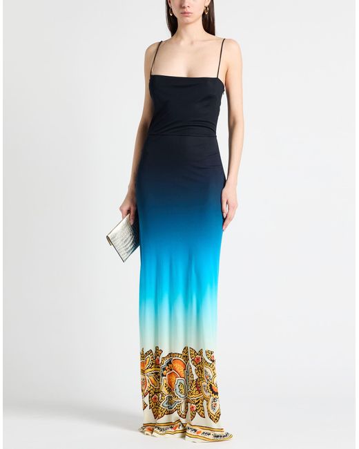 Etro Blue Maxi-Kleid
