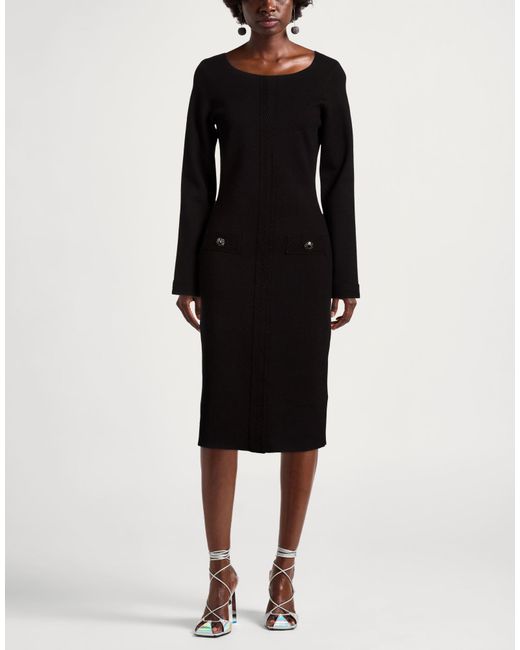Blugirl Blumarine Black Midi Dresses