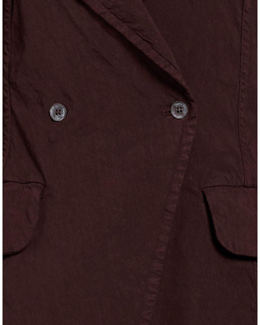 Masnada Purple Blazer Linen, Viscose, Elastane