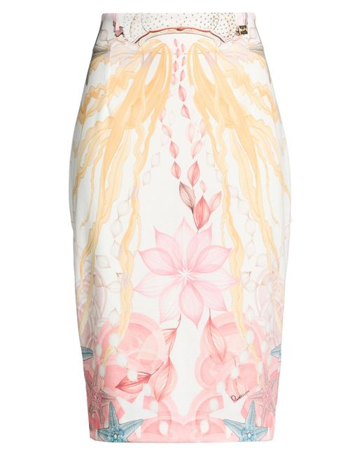 Roberto Cavalli Pink Midi Skirts
