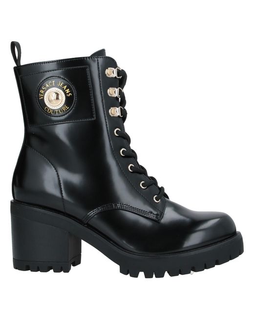 Versace Jeans Couture Black Ankle Boots