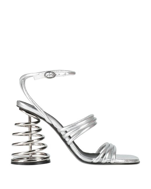 J.W. Anderson White Sandals Leather