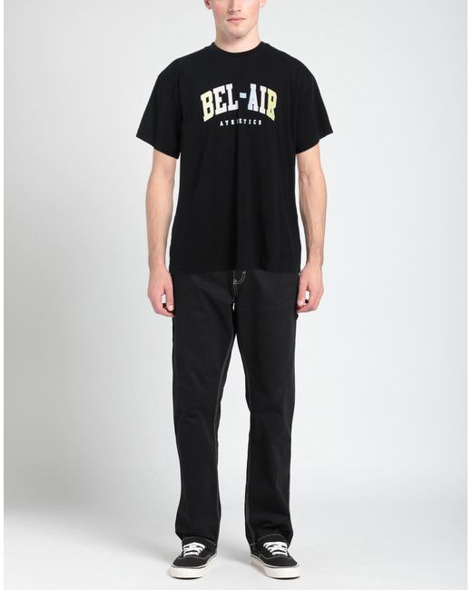 BEL-AIR ATHLETICS Black T-shirt for men