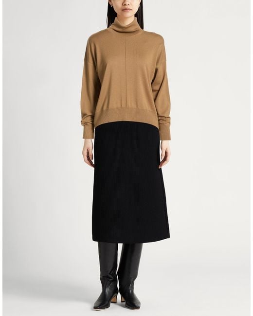Anna Molinari Brown Turtleneck