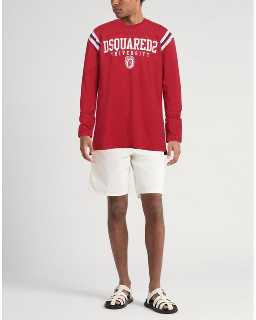 DSquared² Red T-shirt for men