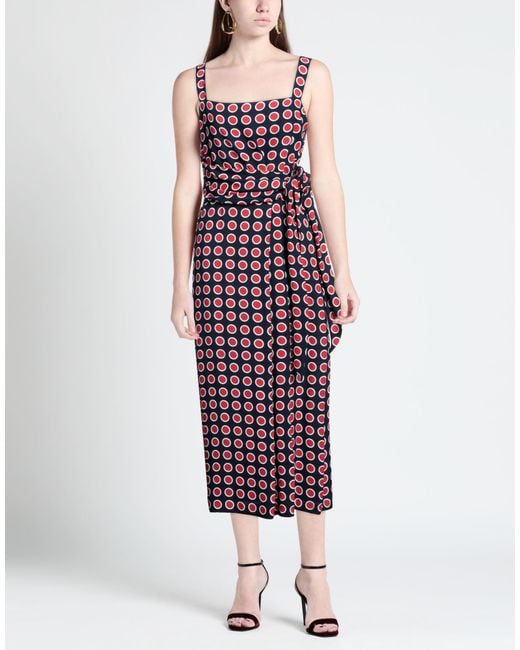 Boutique Moschino Purple Midi Dress