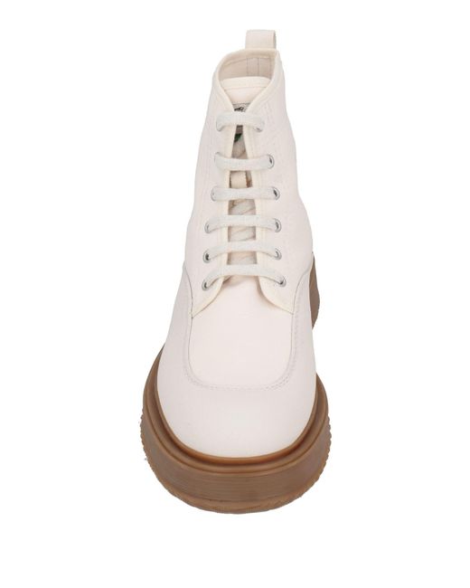Hogan White Ankle Boots for men