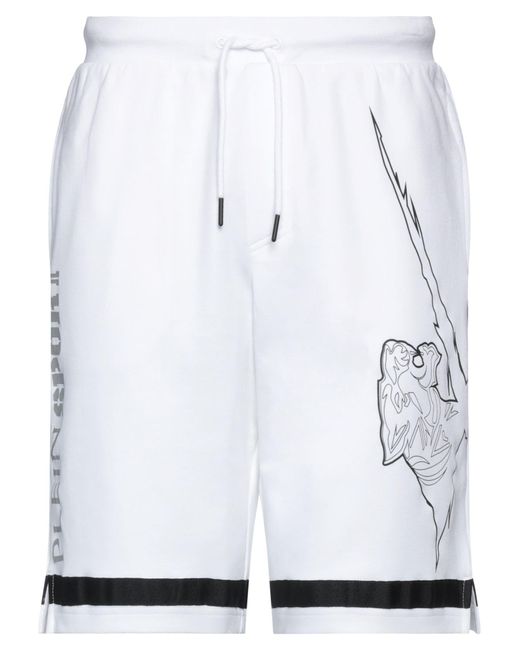 Philipp Plein White Shorts & Bermuda Shorts for men