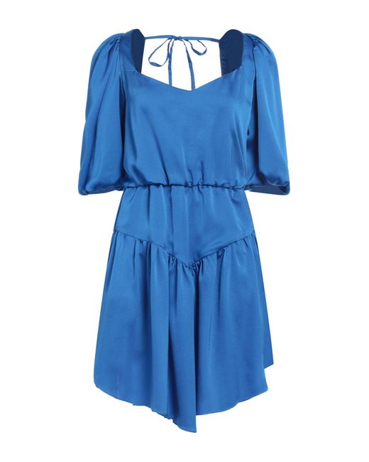 Relish Blue Mini Dress Polyester