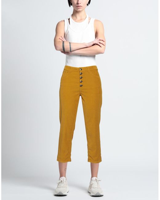 Pantalone di Dondup in Yellow